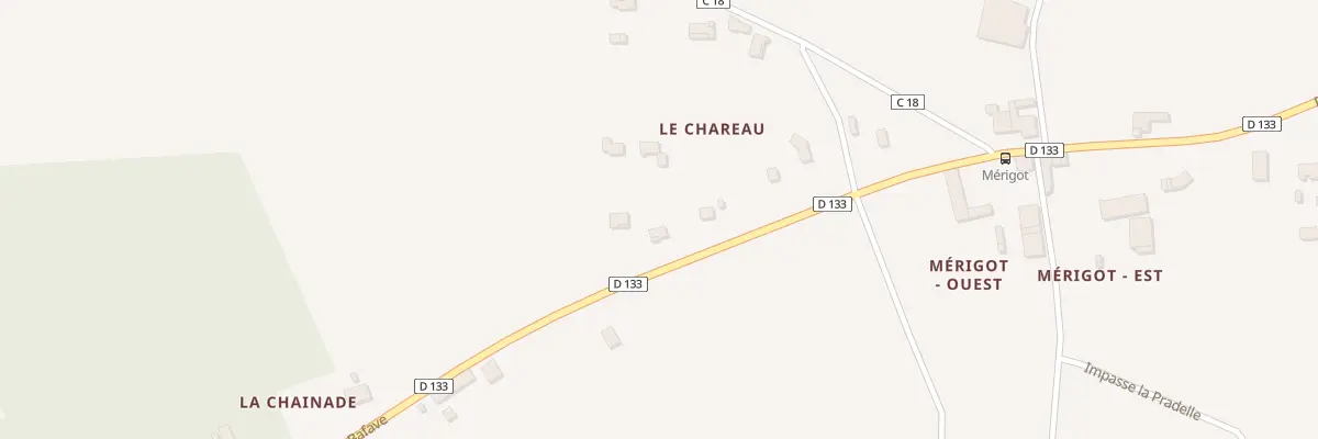 Plan du 337 Le Chareau à Maransin