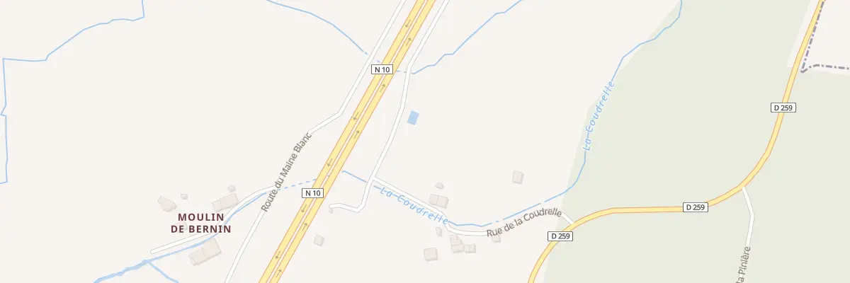 Plan du 5107 Moulin de Bernin à Bedenac