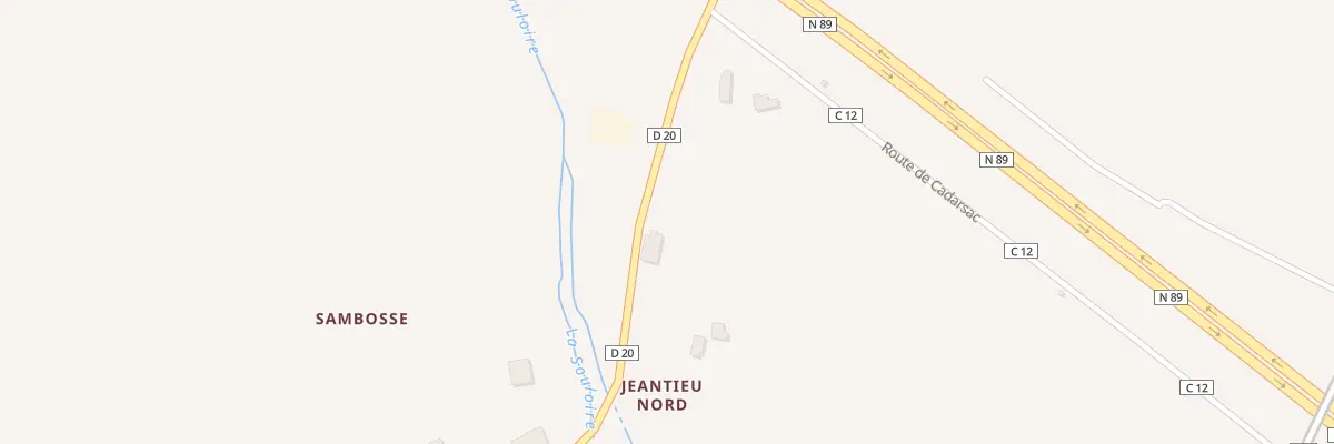 Plan du 476 Jeantieu-nord à Arveyres