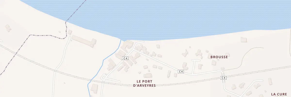 Plan du 12 Rte du Port à Arveyres