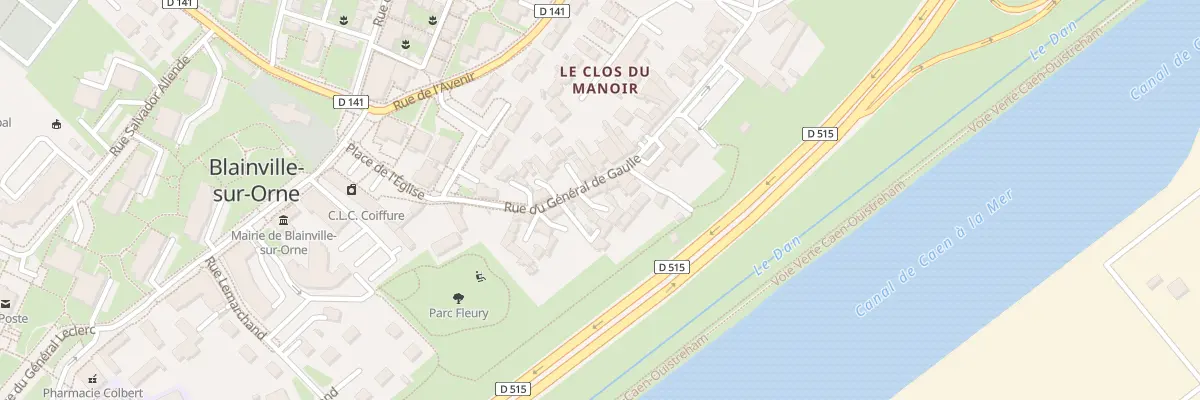 Plan du 16 Rue du Général de Gaulle à Blainville-sur-Orne