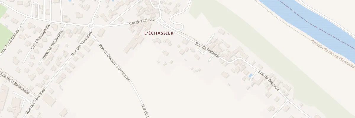Plan du 22 Rue de Bellevue à Châteaubernard