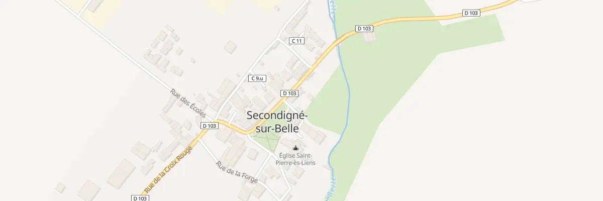 Plan du 2 All Marquelaine à Secondigné-sur-Belle
