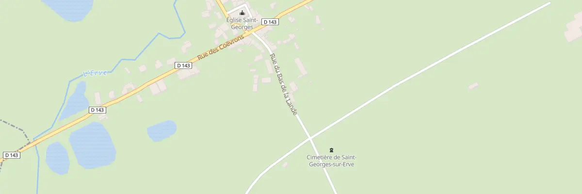 Plan du 11 Rue du Bas de la Lande à Saint-Georges-sur-Erve