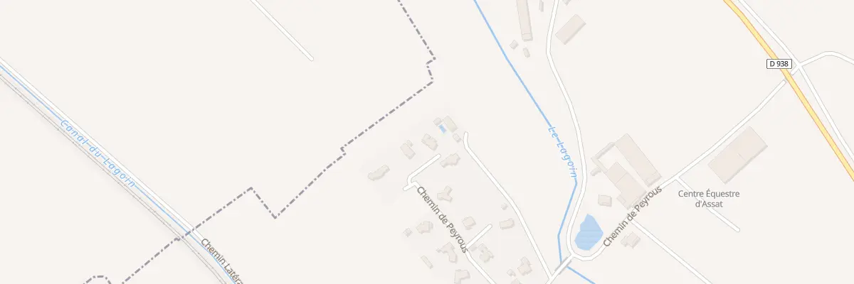 Plan du 21 Che de Peyrous à Assat