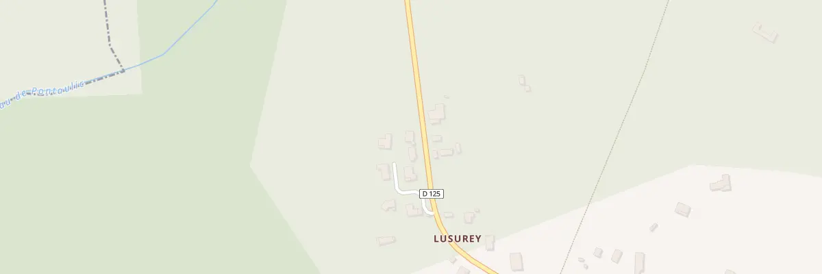 Plan du 12 Lusurey à Roaillan