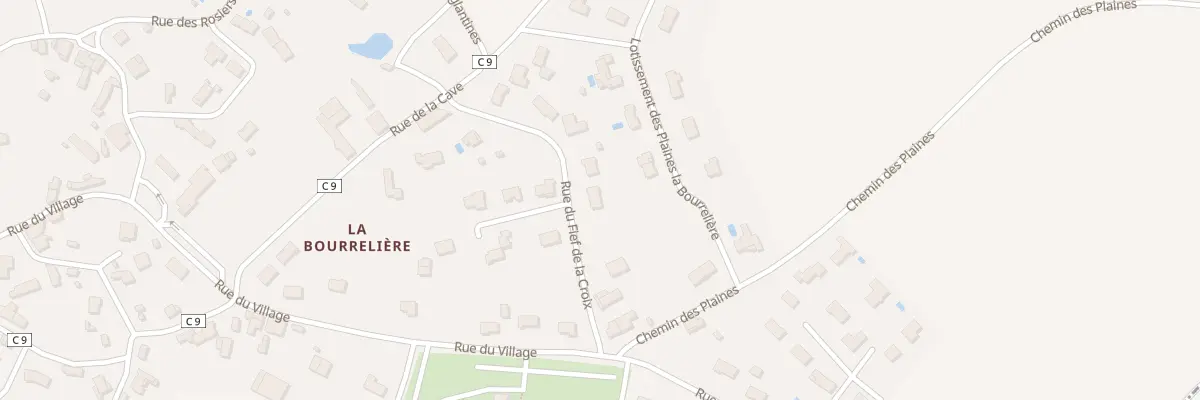 Plan du 9 Rue du Fief de la Croix à Luché-Thouarsais