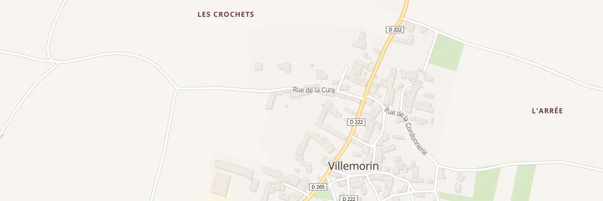 Plan du 11 Rue de la Cure à Villemorin