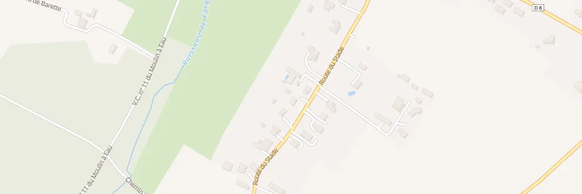 Plan du 23 Rte du Stade à Fargues