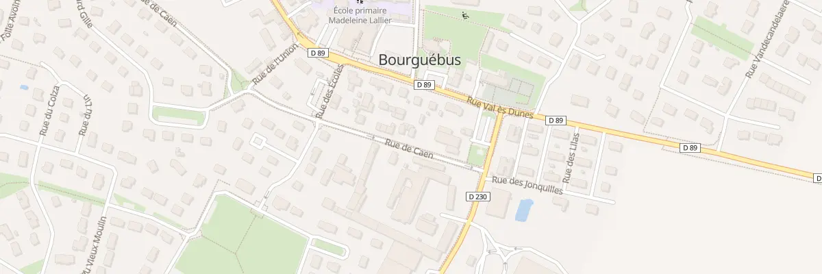 Plan du 4 Rue de Caen à Bourguébus