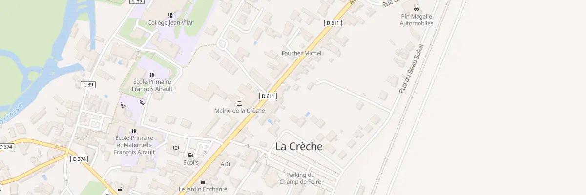 Plan du 102 Av de Paris à La Crèche