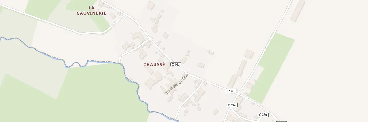 Plan du 13 Rue de Chaussee à Séligné