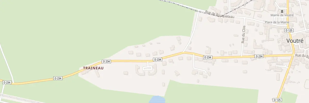 Plan du 26 Rue de la Crousille à Voutré