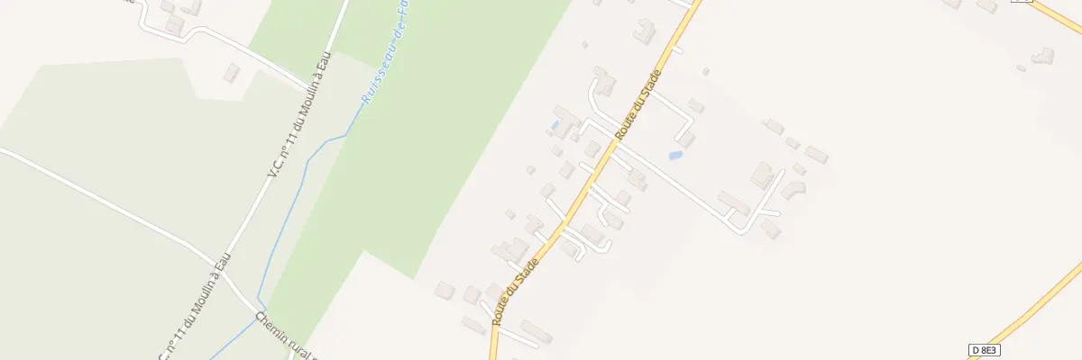 Plan du 21 Rte du Stade à Fargues