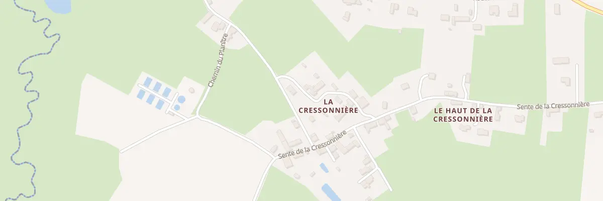Plan du 5257 La Cressonniere à Ussy