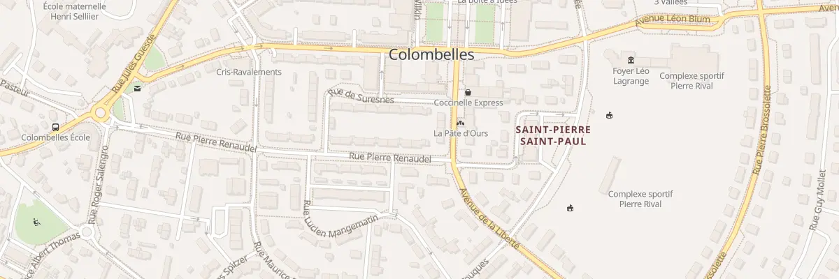 Plan du 4 Rue Pierre Renaudel à Colombelles