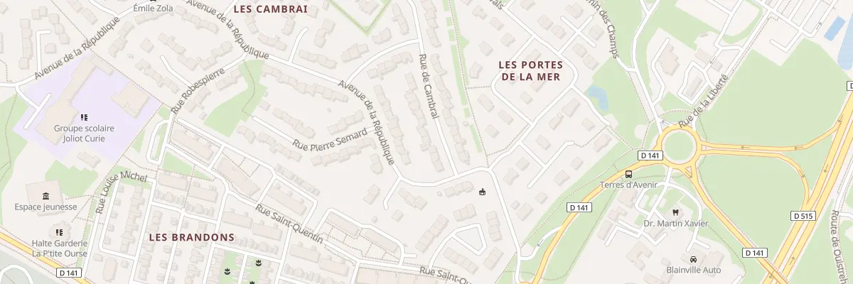 Plan du 7 Rue de Cambrai à Blainville-sur-Orne