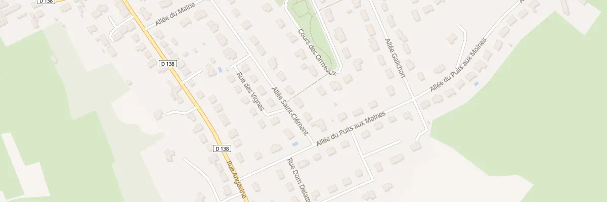Plan du 17 All St Clement à Solesmes