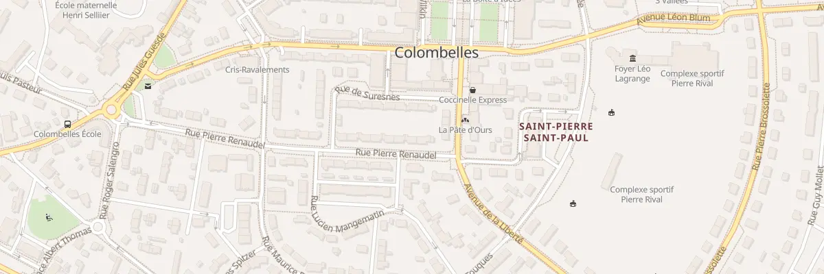 Plan du 6 Rue Pierre Renaudel à Colombelles