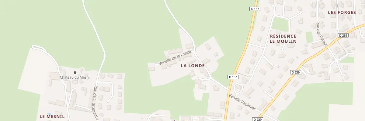 Plan du 1 Ven de la Londe à Saint-Germain-le-Vasson