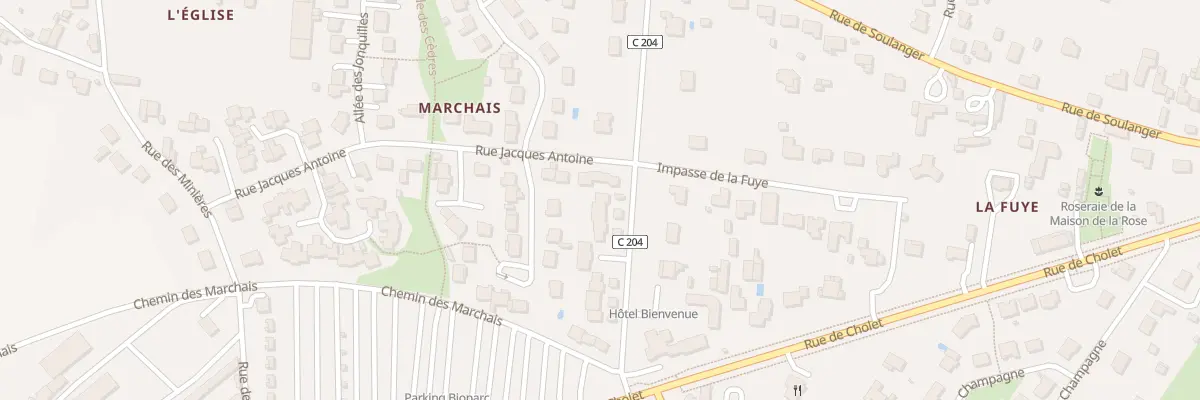 Plan du 1A Rue Jacques Antoine à Lys-Haut-Layon
