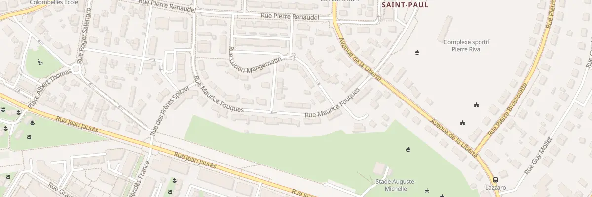 Plan du 16 Rue Maurice Fouque à Colombelles