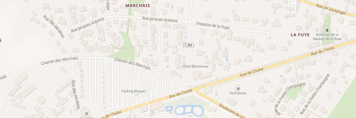 Plan du 183 Rue de la roseraie à Doué-en-Anjou