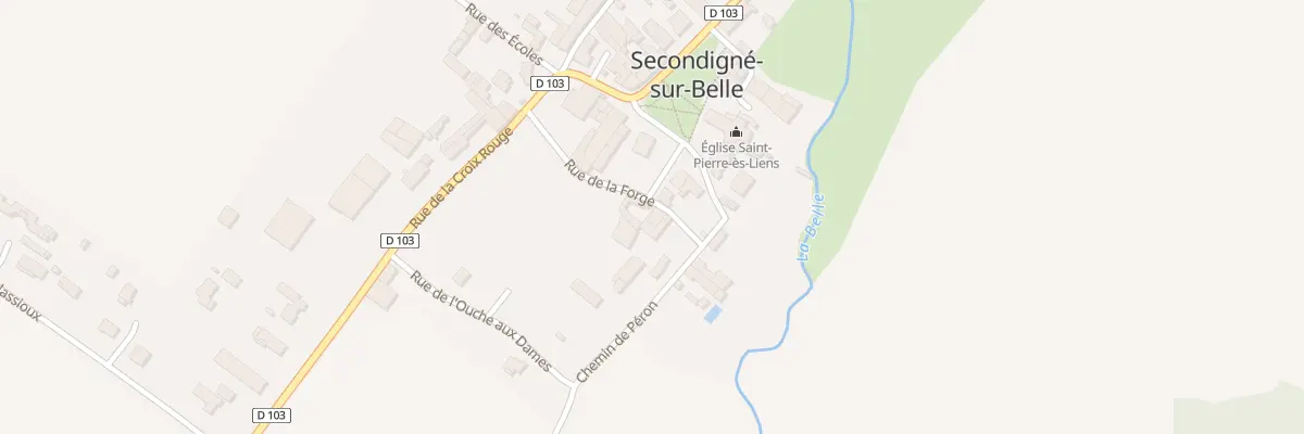 Plan du 4 Rue de la Forge à Secondigné-sur-Belle