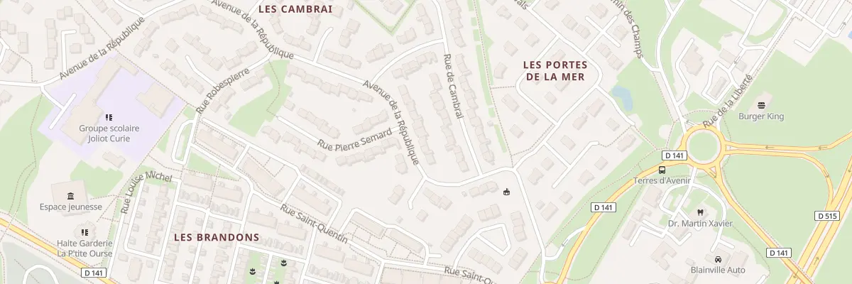 Plan du 6 Av de la République à Blainville-sur-Orne