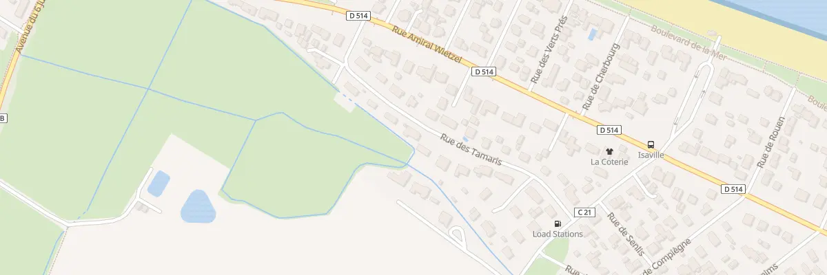 Plan du 206 Rue des Tamaris à Hermanville-sur-Mer