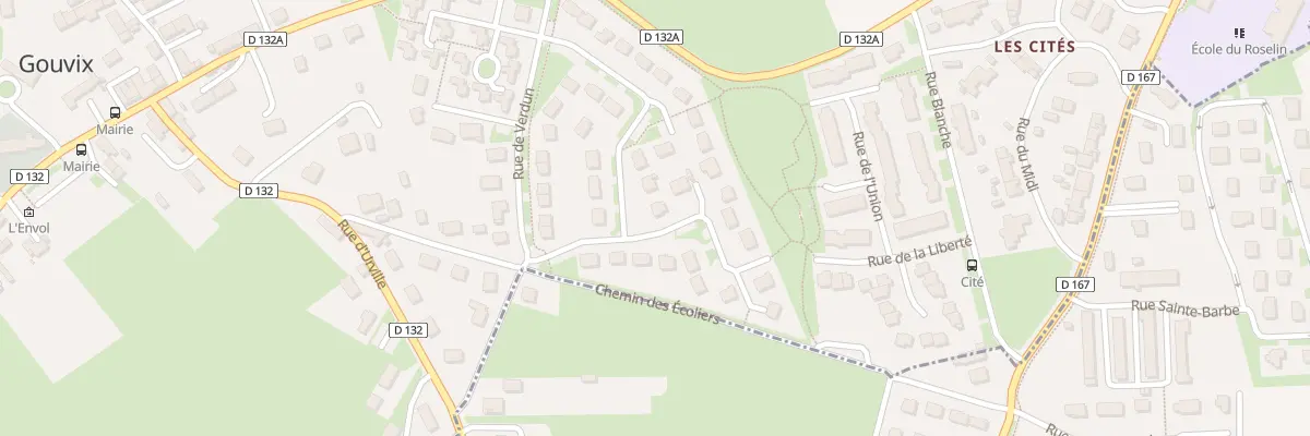 Plan du 25 Rue Guillaume le Conquérant à Gouvix
