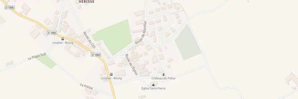 Plan du 30 Rte de l’Eglise à Loupiac