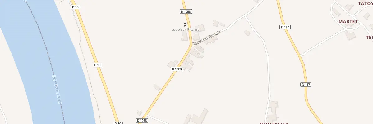 Plan du 122 Pitchat à Loupiac
