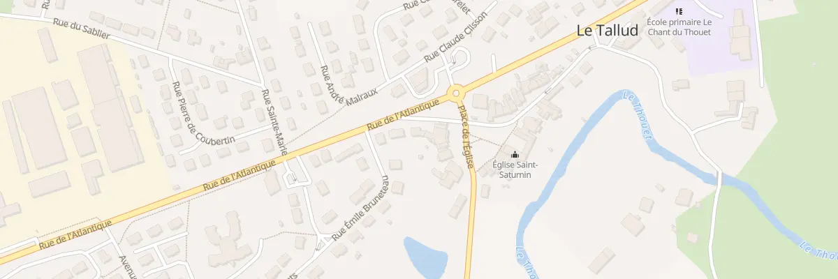 Plan du 59 Rue de l’Atlantique au Tallud