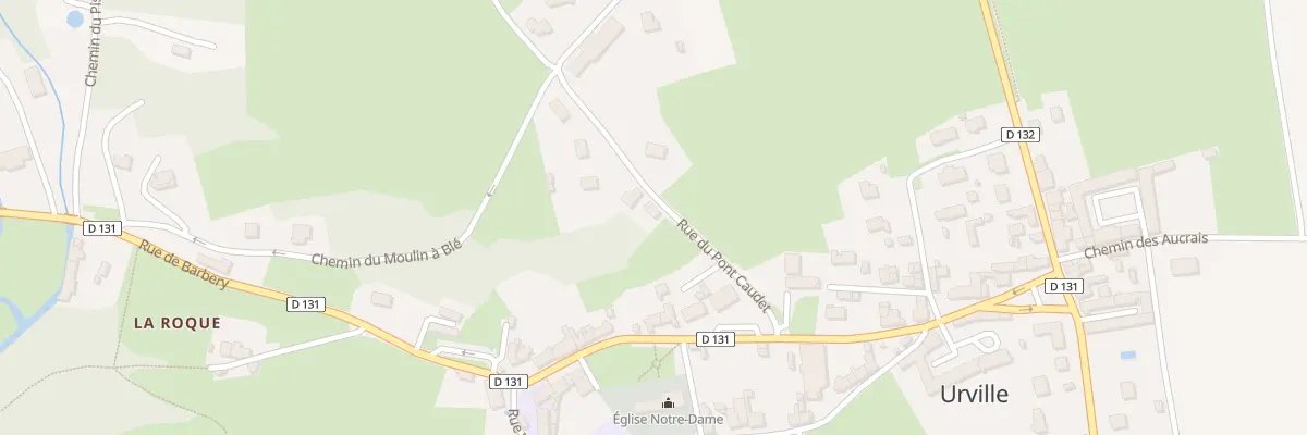 Plan du 3 Rue du Pont Caudet à Urville