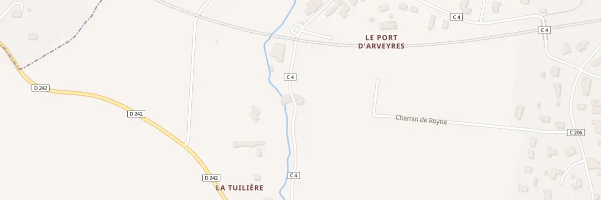 Plan du 19 Rue du Moulin de la Mer à Arveyres