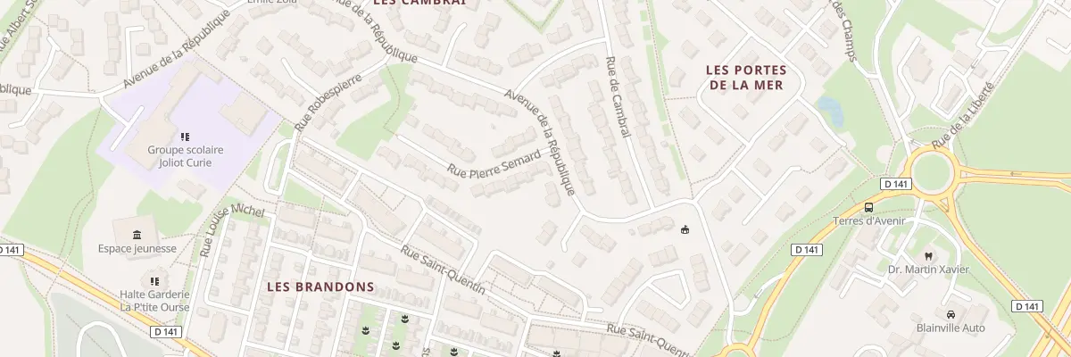 Plan du 3 Rue Pierre Semard à Blainville-sur-Orne