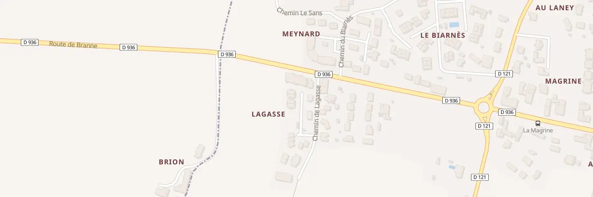 Plan de Lagasse à Saint-Quentin-de-Baron