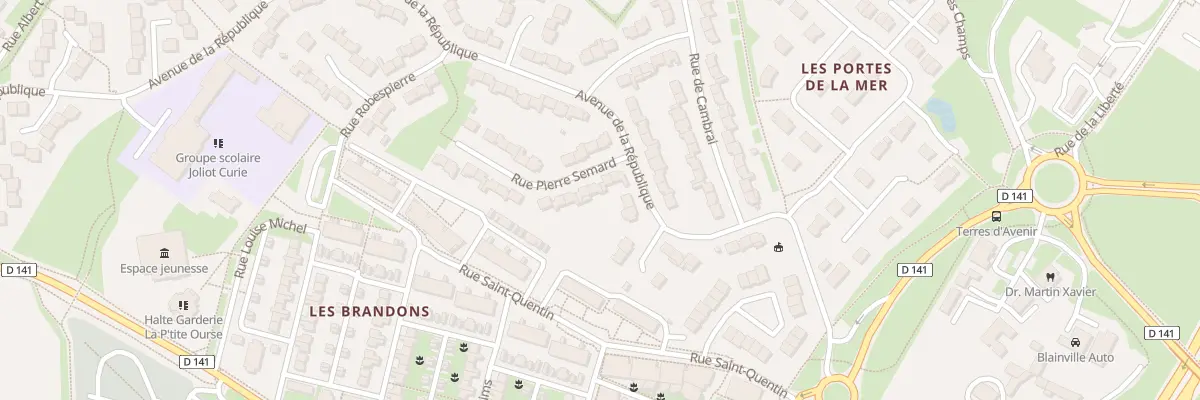 Plan du 5 Rue Pierre Semard à Blainville-sur-Orne