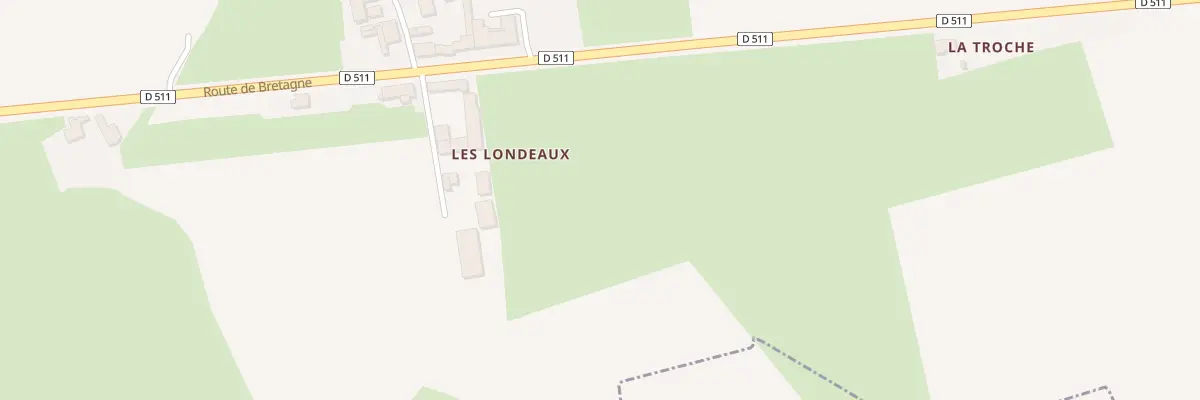 Plan du 5060 Les Londeaux à Martigny-sur-l’Ante