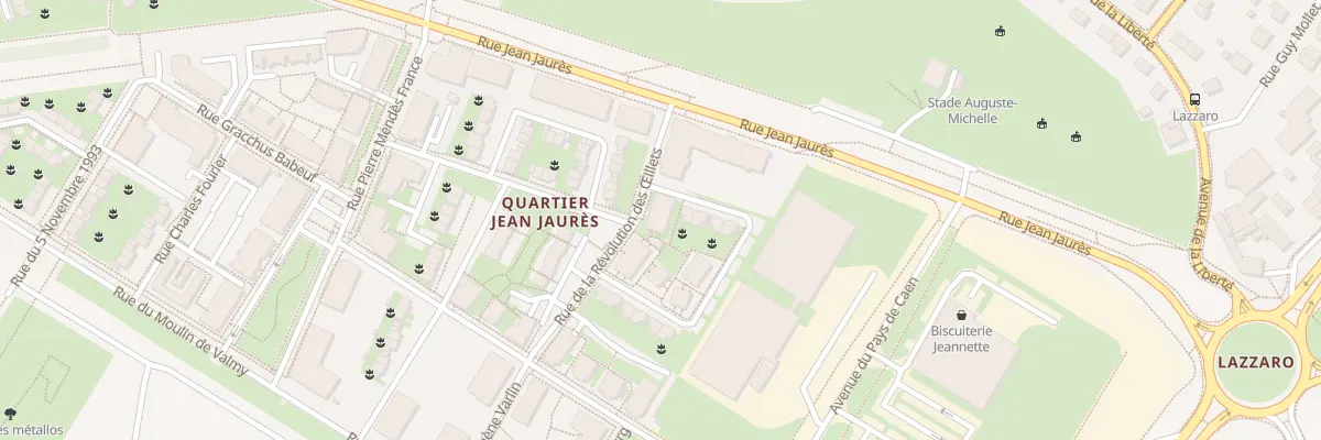 Plan du 2 Rue Germaine Tillion à Colombelles