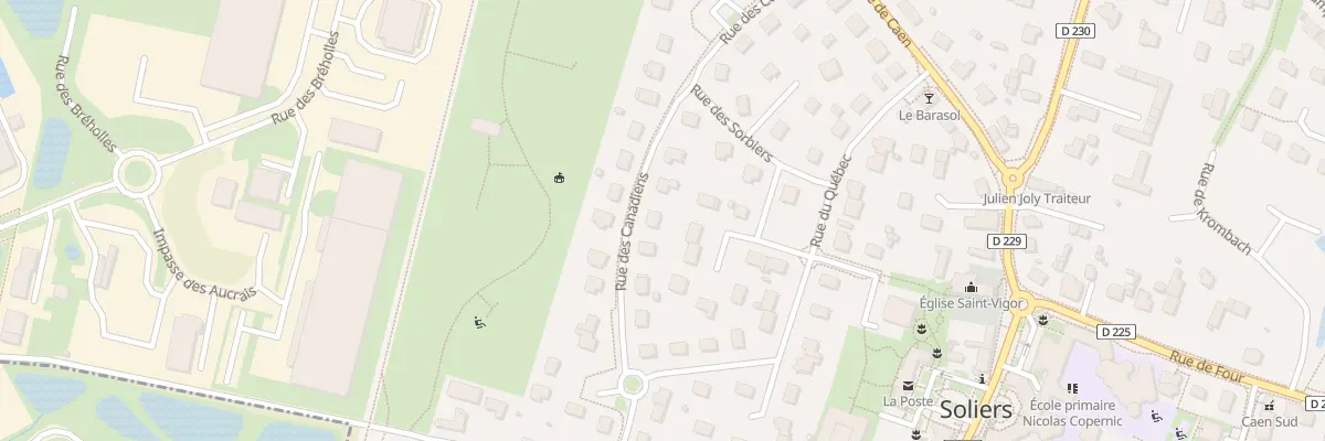 Plan du 10 Rue des Canadiens à Soliers