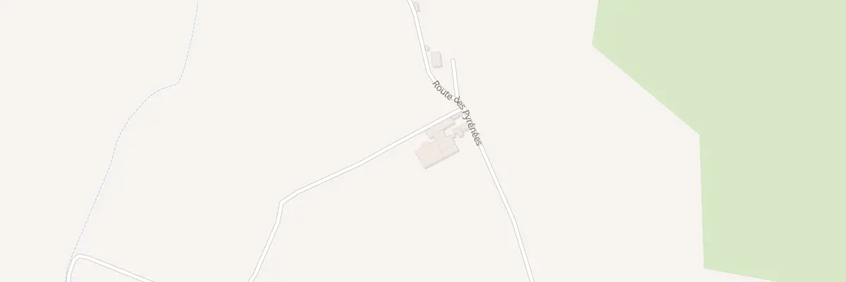 Plan du 1 Rte des Pyrenees à Miossens-Lanusse