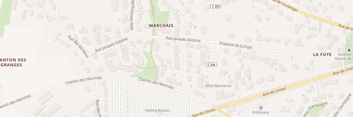 Plan du 6 All des Troènes à Doué-en-Anjou