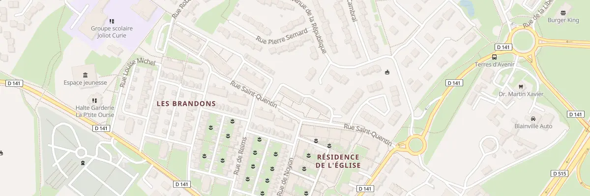 Plan du 5 Rue Saint-Quentin à Blainville-sur-Orne