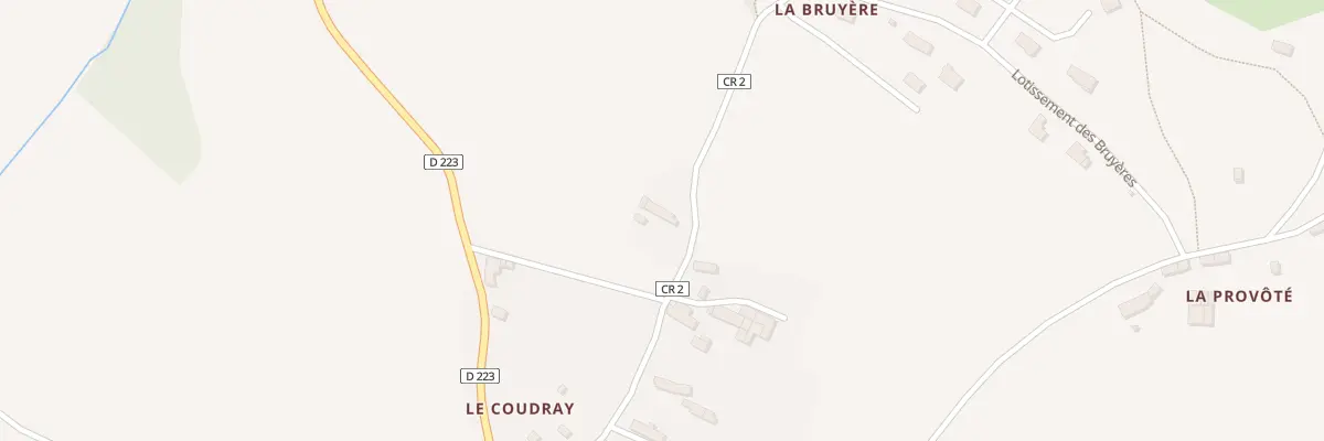 Plan du 48 Les Plaines à La Pallu