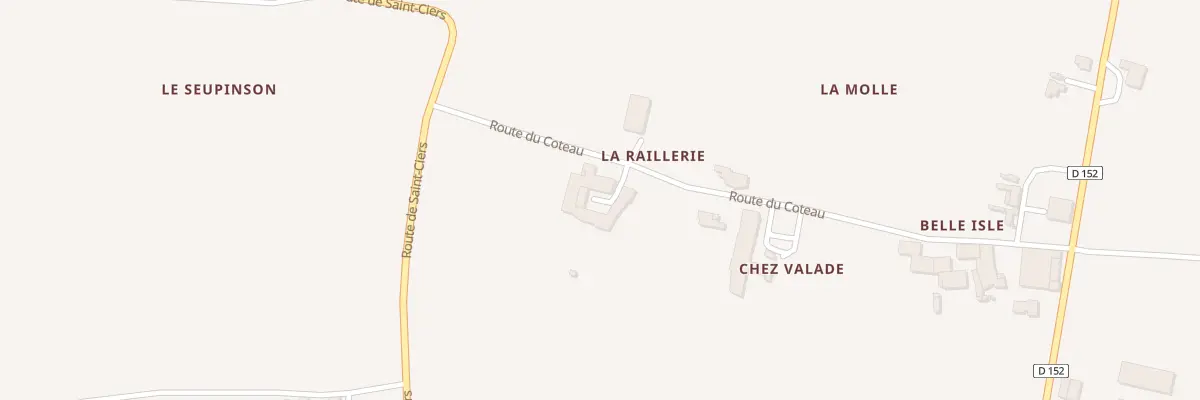 Plan du 39A Rte du Coteau à Brie-sous-Archiac