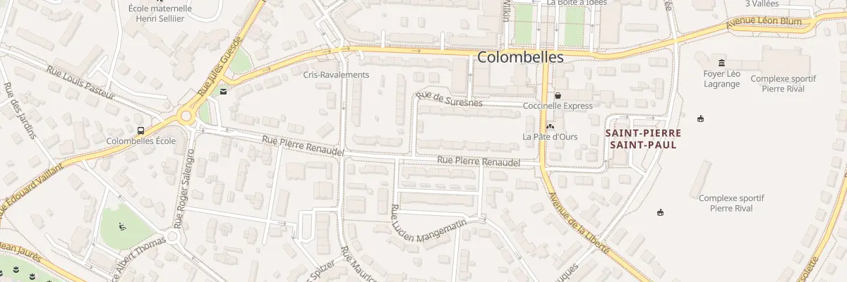 Plan du 18 Rue Pierre Renaudel à Colombelles