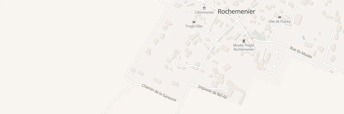 Plan du 2 Rue du Bourg d’Oiseau à Louresse-Rochemenier