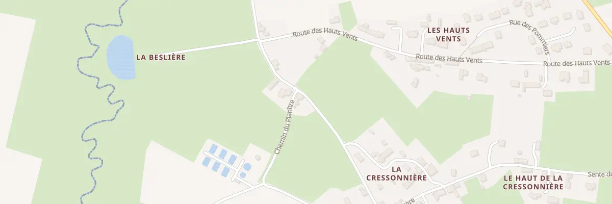 Plan du 4 Rte du Rocqueret à Ussy